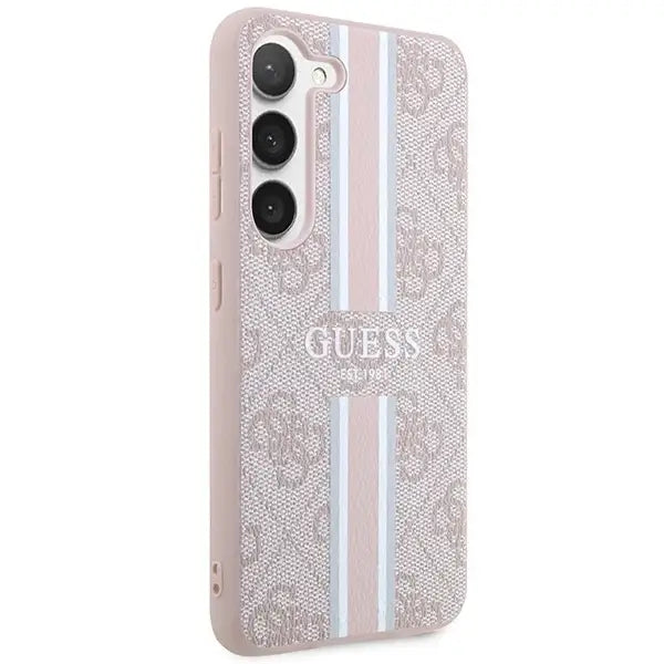 Guess GUHCS23SP4RPSP S23 S911 pink/pink hardcase 4G Printed Stripe - Cell phone cases and covers<<<HurtelXML