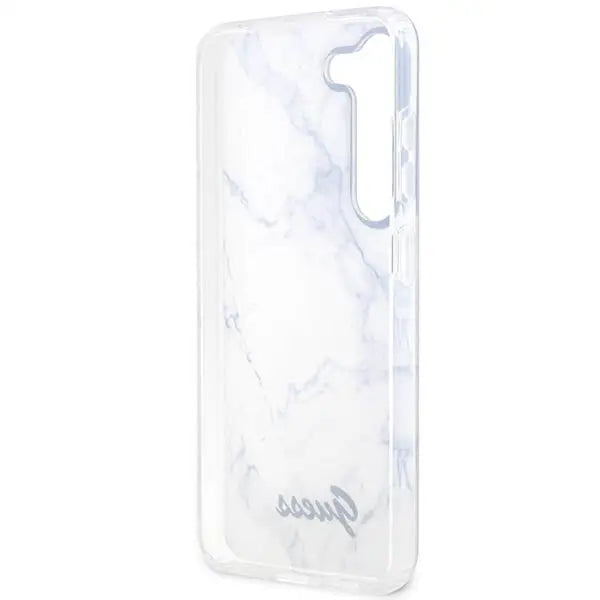 Guess GUHCS23SPCUMAH S23 S911 white/white hardcase Marble - Cell phone cases and covers<<<HurtelXML