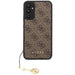 Guess GUHCSA34GF4GBR A34 5G A346 brown/brown hardcase 4G Charms Collection - Cell phone cases and covers<<<HurtelXML