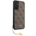 Guess GUHCSA34GF4GBR A34 5G A346 brown/brown hardcase 4G Charms Collection - Cell phone cases and covers<<<HurtelXML