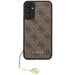 Guess GUHCSA34GF4GBR A34 5G A346 brown/brown hardcase 4G Charms Collection - Cell phone cases and covers<<<HurtelXML