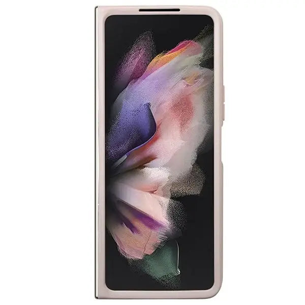 Guess GUHCZFD5P4TDPP F946 Z Fold5 case - pink Leather 4G Triangle Strass - Cell phone cases and covers<<<HurtelXML