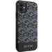 Guess GUHMN61HGCFSEK iPhone 11 / Xr 6.1’’ black/black hardcase GCube Stripes MagSafe - Cell phone cases