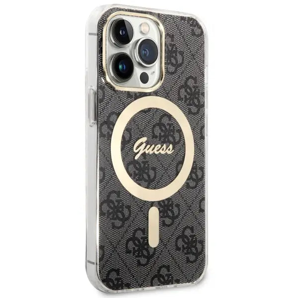 Guess GUHMP13LH4STK iPhone 13 Pro / 13 6.1’’ black/black hardcase 4G MagSafe - Cell phone cases and covers<<<HurtelXML