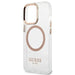 Guess GUHMP13LHTRMD iPhone 13 Pro / 13 6.1 ’gold / gold hard case Metal Outline Magsafe - Cell phone cases