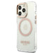 Guess GUHMP13LHTRMD iPhone 13 Pro / 13 6.1 ’gold / gold hard case Metal Outline Magsafe - Cell phone cases