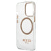 Guess GUHMP13LHTRMD iPhone 13 Pro / 13 6.1 ’gold / gold hard case Metal Outline Magsafe - Cell phone cases