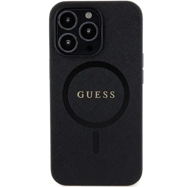 Guess GUHMP13LPSAHMCK case for iPhone 13 Pro / 13 - black Saffiano MagSafe - Cell phone cases and covers<<<HurtelXML