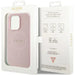 Guess GUHMP14LPSAHMCP case for iPhone 14 Pro - pink Saffiano MagSafe - Cell phone cases and covers<<<HurtelXML