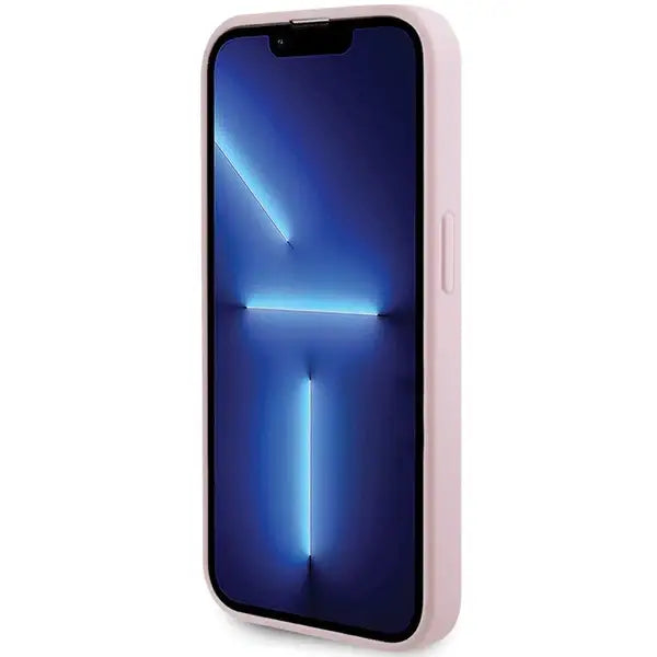 Guess GUHMP14LPSAHMCP case for iPhone 14 Pro - pink Saffiano MagSafe - Cell phone cases and covers<<<HurtelXML