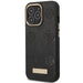 Guess GUHMP14LSAPSTK iPhone 14 Pro 6.1’’ black/black hardcase Peony Logo Plate MagSafe - Cell phone cases