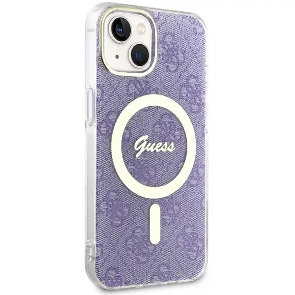 Guess GUHMP14MH4STU iPhone 14 Plus 6.7’’ purple/purple hardcase 4G MagSafe - Cell phone cases and covers<<<HurtelXML