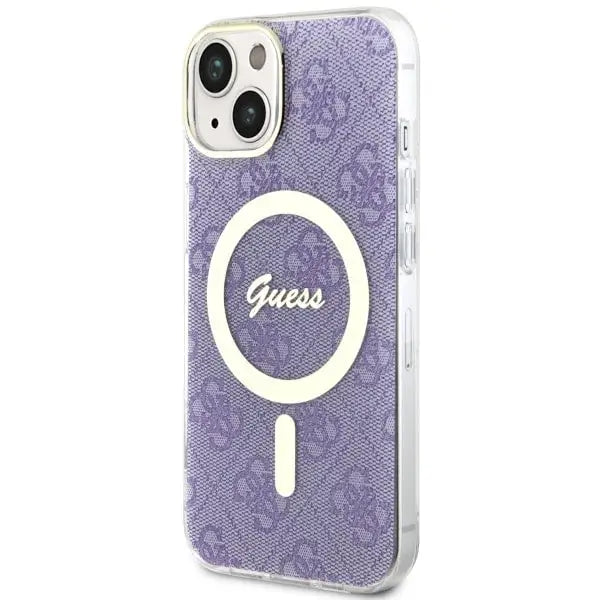 Guess GUHMP14MH4STU iPhone 14 Plus 6.7’’ purple/purple hardcase 4G MagSafe - Cell phone cases and covers<<<HurtelXML