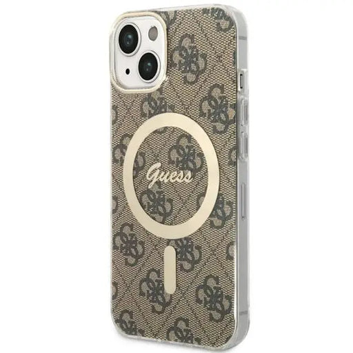 Guess GUHMP14MH4STW iPhone 14 Plus 6.7’’ brown/brown hardcase 4G MagSafe - Cell phone cases and covers<<<HurtelXML