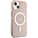 Guess GUHMP14MHCMCGP iPhone 14 Plus 6.7’’ pink/pink hardcase Glitter Gold MagSafe - Cell phone cases