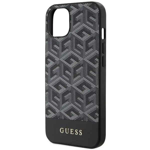 Guess GUHMP14MHGCFSEK iPhone 14 Plus 6.7’’ black/black hardcase GCube Stripes MagSafe - Cell phone cases