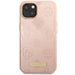 Guess GUHMP14SSAPSTP iPhone 14 6.1’’ pink/pink hardcase Peony Logo Plate MagSafe - Cell phone cases