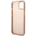 Guess GUHMP14SSAPSTP iPhone 14 6.1’’ pink/pink hardcase Peony Logo Plate MagSafe - Cell phone cases