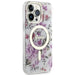 Guess GUHMP14XHCFWST iPhone 14 Pro Max 6.7’’ transparent hardcase Flower MagSafe - Cell phone cases
