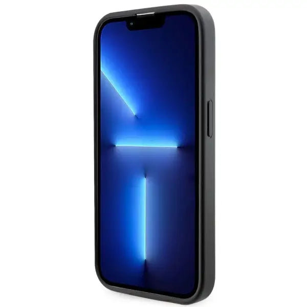 Guess GUHMP14XP4RPSK iPhone 14 Pro Max 6.7’’ black/black hardcase 4G Printed Stripes MagSafe - Cell phone cases