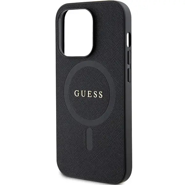 Guess GUHMP14XPSAHMCK case for iPhone 14 Pro Max 6.7’’ - black Saffiano MagSafe - Cell phone cases