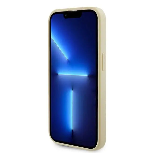 Guess GUHMP15LPSAHMCB iPhone 15 Pro 6.1’’ gold/gold hardcase Saffiano MagSafe - Cell phone cases and covers<<<HurtelXML