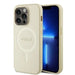 Guess GUHMP15LPSAHMCB iPhone 15 Pro 6.1’’ gold/gold hardcase Saffiano MagSafe - Cell phone cases and covers<<<HurtelXML