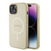 Guess GUHMP15SPSAHMCB iPhone 15 6.1’’ gold/gold hardcase Saffiano MagSafe - Cell phone cases and covers<<<HurtelXML