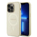 Guess GUHMP15XPSAHMCB iPhone 15 Pro Max 6.7’’ gold/gold hardcase Saffiano MagSafe - Cell phone cases