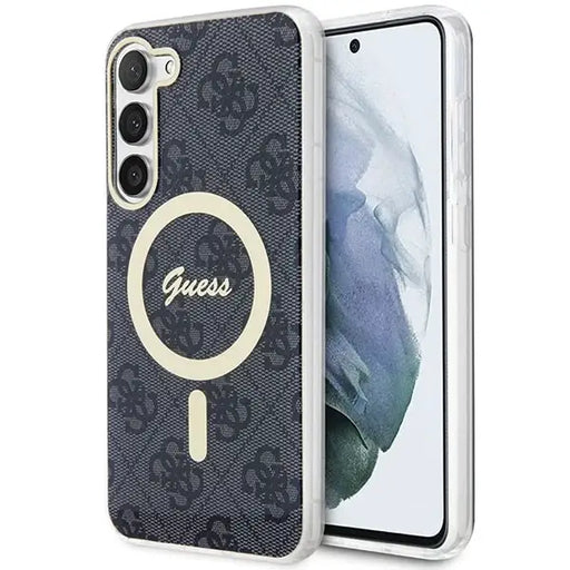 Guess GUHMS23MH4STK S23+ S916 black/black hardcase 4G MagSafe - Cell phone cases and covers<<<HurtelXML