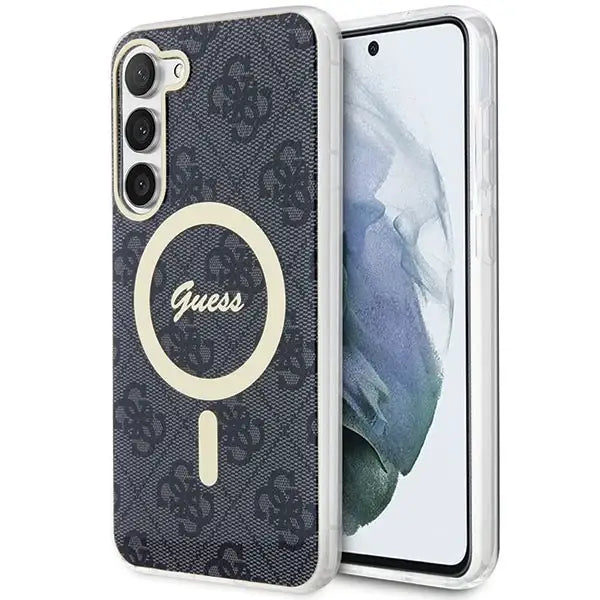 Guess GUHMS23MH4STK S23+ S916 black/black hardcase 4G MagSafe - Cell phone cases and covers<<<HurtelXML