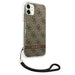 Guess GUOHCN61H4STW iPhone 11 brown/brown hardcase 4G Print Strap - Cell phone cases and covers<<<HurtelXML