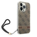 Guess GUOHCP14XH4STW iPhone 14 Pro Max 6.7 ’brown / brown hardcase 4G Print Strap - Cell phone cases