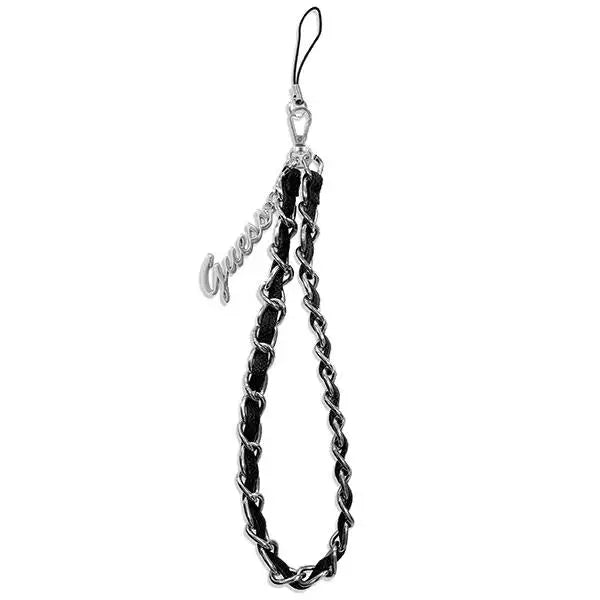 Guess GUSTSASSK Phone Strap black/black Chain Metal Logo Charm - Other cell phone equipment<<<HurtelXML