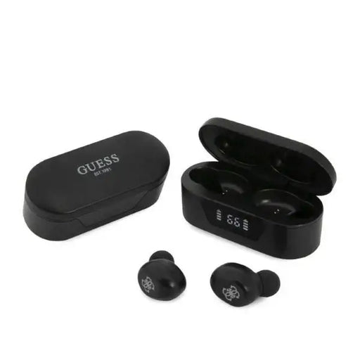 Guess GUTWST31EK TWS Bluetooth headphones + docking station - black - Headphones and speakers<<<HurtelXML