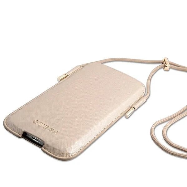 Guess Handbag GUHCP12MSAPSLG 6.1’’ gold/gold Saffiano - Others<<<HurtelXML