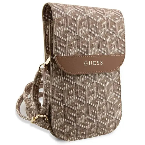 Guess Handbag GUWBHGCFSEW brown/brown GCube Stripe - Others<<<HurtelXML