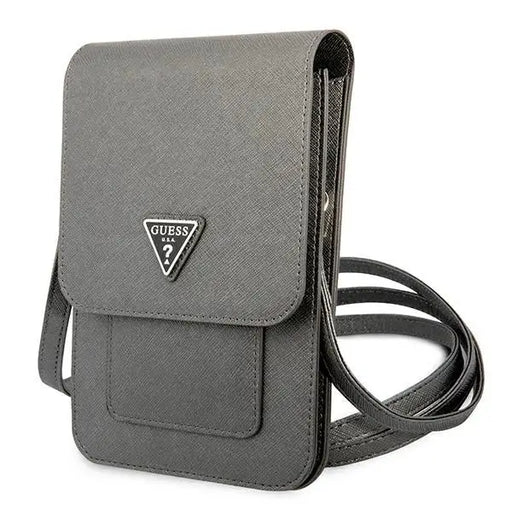 Guess Handbag GUWBSATMGR gray / gray Saffiano Triangle - Others<<<HurtelXML