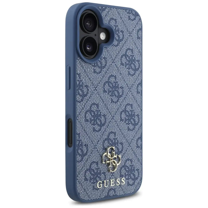Guess HC PU 4G Small 4G and Classic Case for iPhone 16 MagSafe - Blue - Cell phone cases and covers<<<HurtelXML