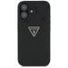 Guess Hot Stamp 4G Pattern Triangle Metal Logo case for iPhone 16 - black - Cell phone cases and covers<<<HurtelXML