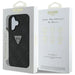Guess Hot Stamp 4G Pattern Triangle Metal Logo case for iPhone 16 - black - Cell phone cases and covers<<<HurtelXML