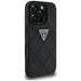 Guess Hot Stamp 4G Pattern Triangle Metal Logo case for iPhone 16 Pro - black - Cell phone cases and covers<<<HurtelXML