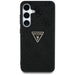 Guess Hot Stamp 4G Pattern Triangle Metal Logo case for Samsung Galaxy S25 - black - Cell phone cases