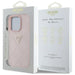 Guess Hot Stamp 4G Pattern Triangle Metal Logo iPhone 16 Pro Max Case - Pink - Cell phone cases and covers<<<HurtelXML