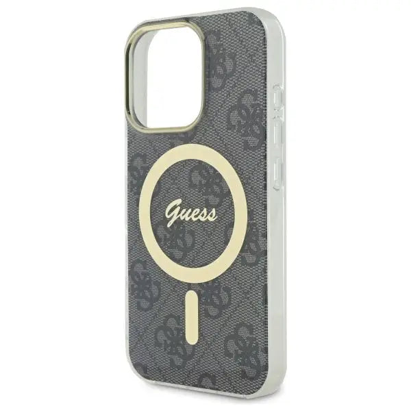 Guess IML 4G MagSafe Case for iPhone 16 Pro Max - Black - Cell phone cases and covers<<<HurtelXML