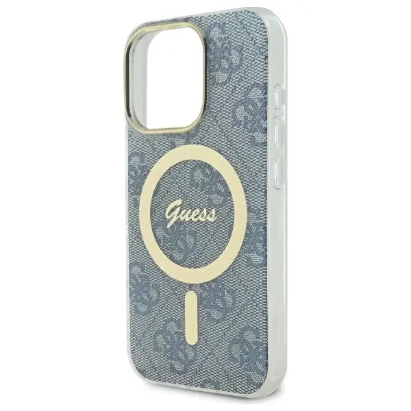Guess IML 4G MagSafe Case for iPhone 16 Pro Max - Blue - Cell phone cases and covers<<<HurtelXML