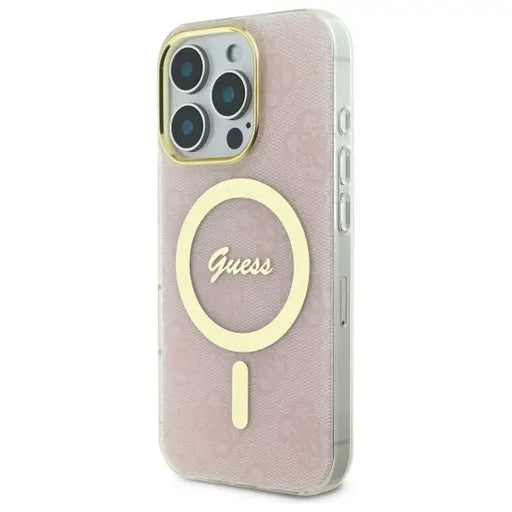 Guess IML 4G MagSafena iPhone 16 Pro Case - Pink - Cell phone cases and covers<<<HurtelXML