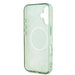 Guess IML Flower & Tonal Circle MagSafe case for iPhone 16 - green - Cell phone cases and covers<<<HurtelXML