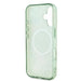 Guess IML Flower & Tonal Circle MagSafe case for iPhone 16 Plus - green - Cell phone cases and covers<<<HurtelXML