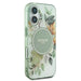 Guess IML Flower & Tonal Circle MagSafe case for iPhone 16 Plus - green - Cell phone cases and covers<<<HurtelXML